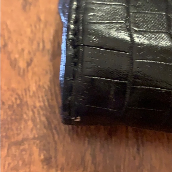 Forever 21 | Black faux croc gunmetal stud purse - Picture 13 of 14